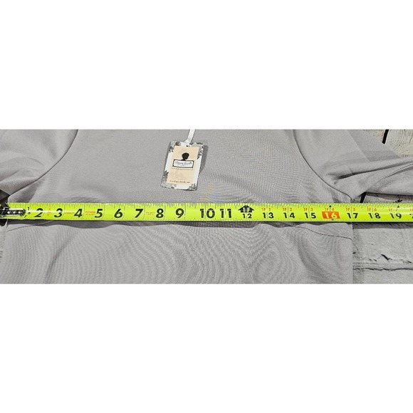 Dainty Jewell's Solid Gray 3/4 Sleeve Maxi Lined Dress WOMENS SIZE SMALL - Picture 6 of 15